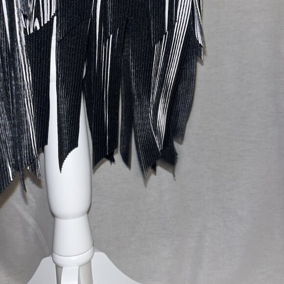 NWT - Samuel Dong Women's Black/White Strapless Stretch Dress -  Size XS - Picture 3 of 6